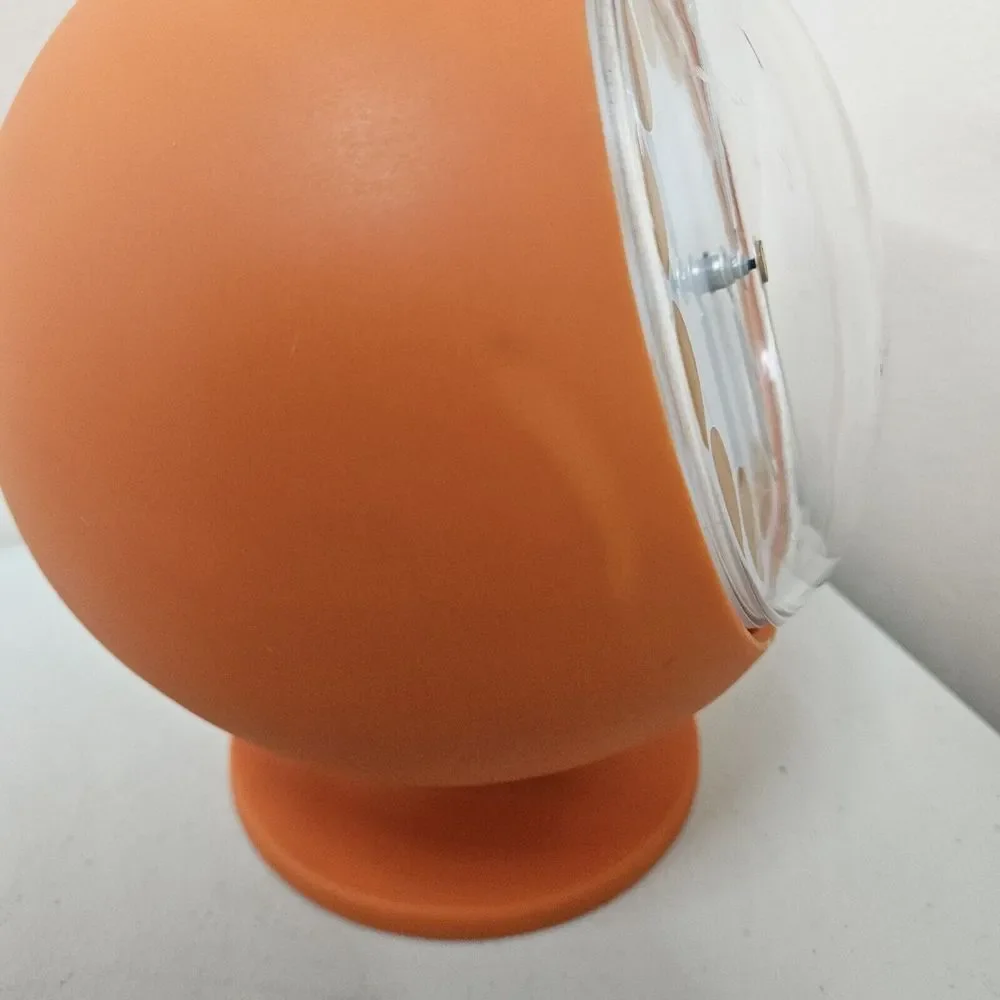Time stone By Longford Designs Orange Spgerical Abstract‎ Clock